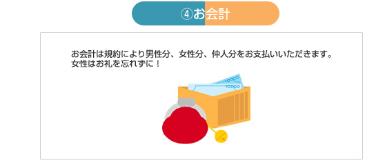 お会計　お支払い　お茶代